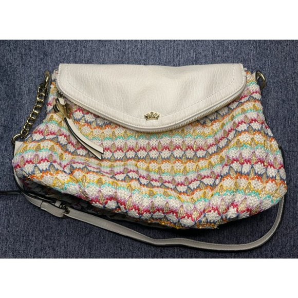 Juicy Couture Bags Juicy Couture Rainbow Straw Weave Crochet